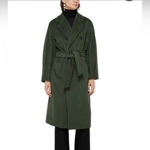 Max Mara 101801 Madame Icon green coat, US 2-4